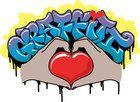 Graffiti Heart Logo